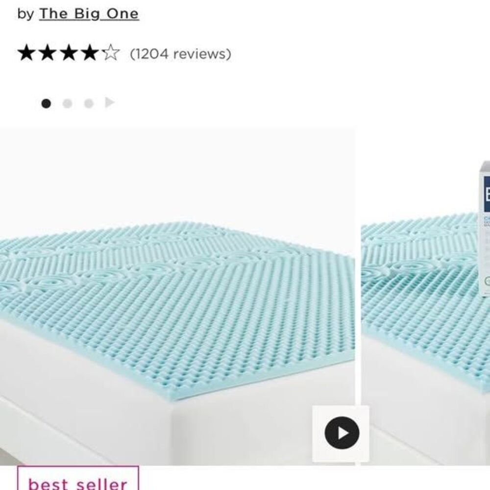 BRAND NEW Mattress Topper (twin XL) and Twin XL Sheet Set